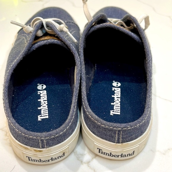 Timberland denim slip on sneakers, women’s size 9. - Picture 2 of 5